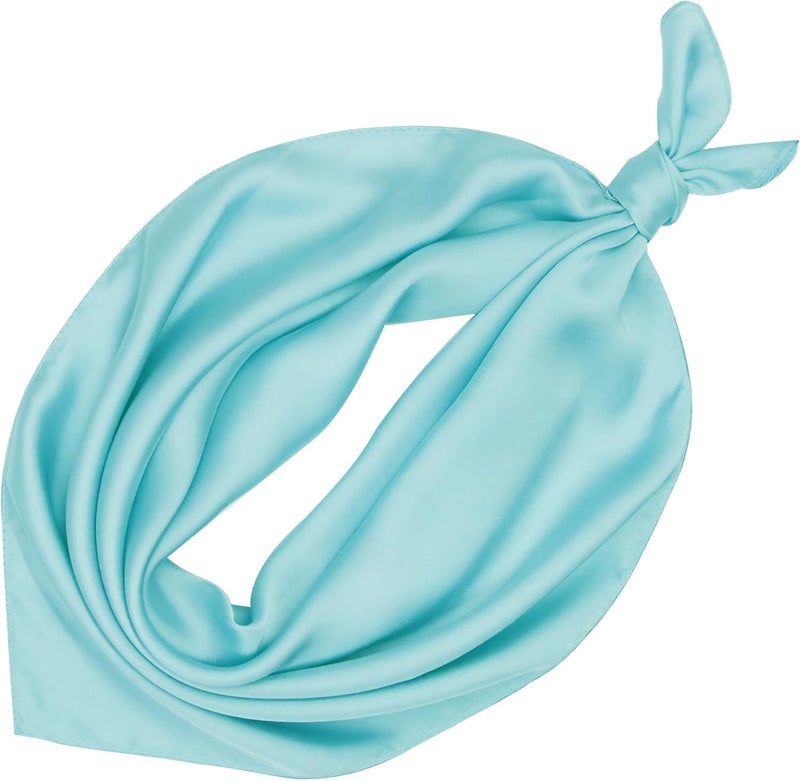 vimate Head Scarf for Women Hair 27'' Square Satin Silk Feeling Bnadana Neck Scarf Handbag Accessories Etc - Image 3